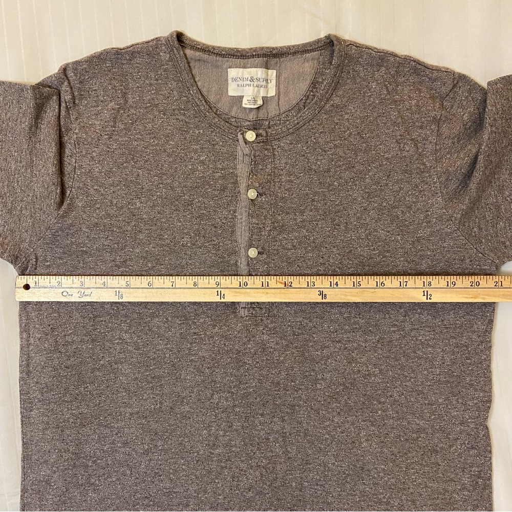 Ralph Lauren Denim & Supply long sleeve with 3 buttons sz L - Picture 4 of 11